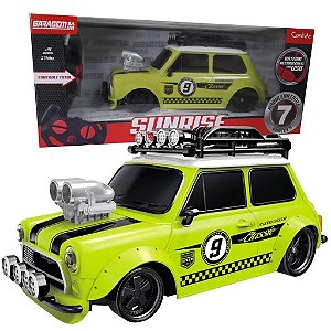Carrinho Sunrise Verde Rádio Controle 7 Funções Candide 3582