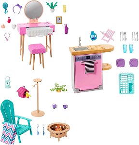 Barbie Móveis de Decoração De Interiores Sortido Mattel HJV32