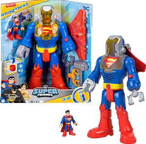 Imaginext DC Super Friends Figura Ação Superman Mattel JCT47