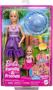 Boneca Barbie Family & Friends Conjunto Piquenique Mattel JBF43
