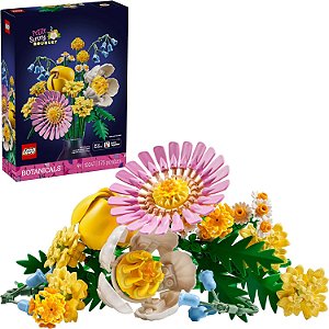 Lego Botanicals Buquê Ensolarado Decoração De Flores 10347