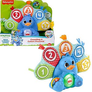 Fisher-Price Pavão Penas Coloridas Linkimals Mattel HNN77