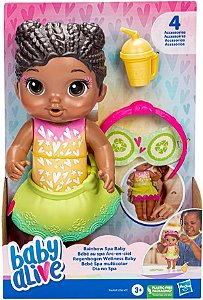 Boneca Baby Alive Rainbow Spar Baby Hasbro F5619
