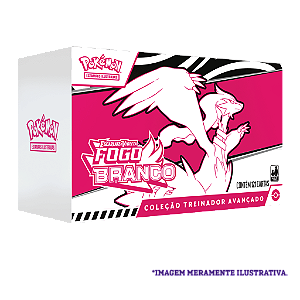 Pokémon Box Treinador Avançado EV10.5 Fogo Branco Copag 35901