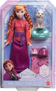 Boneca Disney Frozen Anna e Filhote de Lobo Mattel JFG17