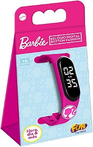 Barbie Relógio Digital Botton Fashion Fun F0190-7