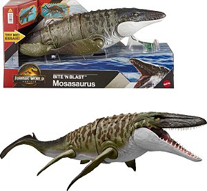 Jurassic World Dinossauro Rebirth Mosasaurus Mattel JCH00