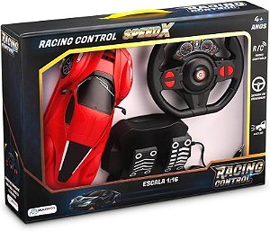 Racing Control Speed X Vermelho Multikids BR1142