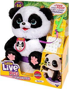 Little Live Pets My Baby Panda de Pelúcia Fun F0219-3