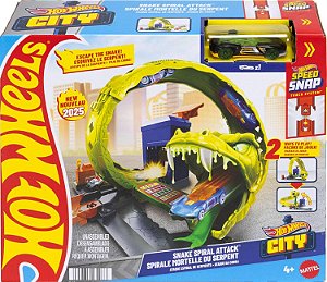 Hot Wheels City Pista Ataque de Cobra Mattel JBM63