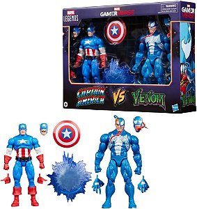 Marvel Legends Gamerverse Captain America vs Venom G0622
