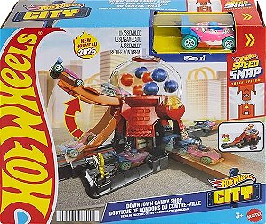Hot Wheels City Pista Loja de doces Mattel JBM62