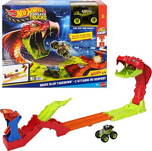 Hot Wheels Monster Trucks Pista Mordida de Serpente Mattel JJN44