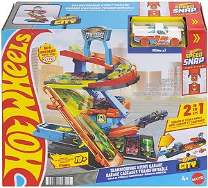 Hot Wheels Pista City Garagem de Acrobacias Mattel JHL94