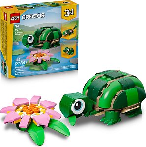 Lego Creator 3 em1 Tartaruga com Flor Lírio-de-água 31377