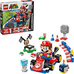 Lego Super Mario Mario Kart interativo e Kart padrão 72043