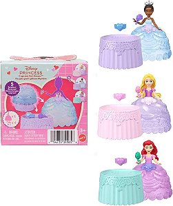Disney Mini Boneca Princesa Cupcake Surpresa Mattel JJT70