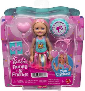 Barbie Boneca Chelsea Aniversário Mattel JJB37