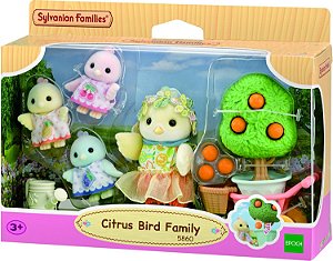 Sylvanian Families Família dos Pássaros Cítricos Epoch 5860
