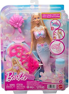 Boneca Barbie Bubble Sparkle Mermaid Mattel JLW56