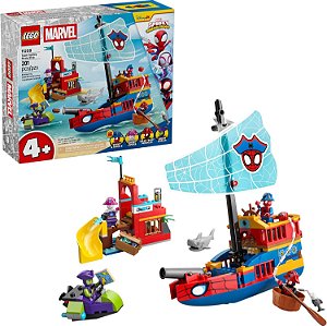 Lego Marvel Spidey e Seus Amigos Espetaculares Navio Pirata da Equipe Spidey 11208
