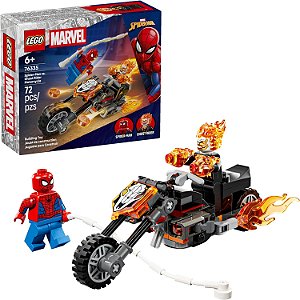 Lego Marvel Homem-Aranha Vs. Motocicleta Fantasma 76335