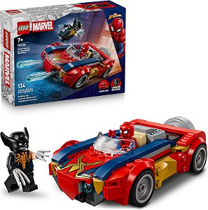 Lego Marvel Carro do Homem-Aranha Vs. Wolverine Venomizado 76336