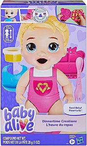 Baby Alive Criações para o Jantar Harper Hasbro G2788
