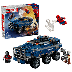 Lego Marvel Perseguição do Homem-Aranha no Transporte de Prisão 76349