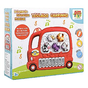 Teclado Musical Educativo Carrinho DMT6900