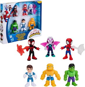 Marvel Spidey Pack Amigos Fantásticos Hasbro G1978