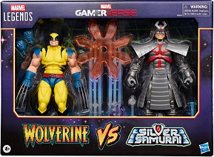 Boneco Marvel  Wolverine VS Samurai De Prata G0624
