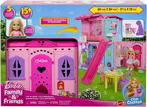 Barbie Chelsea Casa de Boneca Desdobrável Mattel JFW49