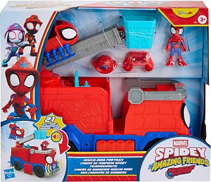 Marvel Spidey e Seus Amigos Caminhão de Bombeiros Hasbro G1992