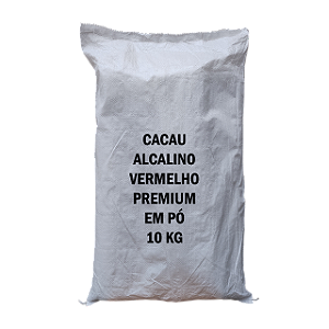 Cacau Alcalino Vermelho Premium - Embalagem de 10 Kg