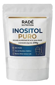 Inositol Puro Radé Nutrition Alta Qualidade 200 G
