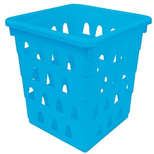 Cesto Multiuso Pequeno Quadrado Azul 1040 Uninjet