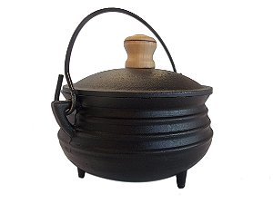 Panela Tripé Ferro Fundido nº04 1,3 lts c/ Tampa FS-52.6 Santana cod 2229