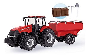 Brinquedo Infantil Trator Magnum Graneleiro Miniatura Usual