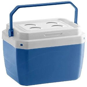 Caixa Térmica  Portátil  Cooler C/Alça 17 Lts Azul 853 Paramount