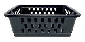 Cesto Organizador Pequeno 800 ML Preto 16x12x6cm 1908 Ercaplast