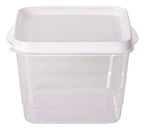 Pote Para Alimentos Quadrado 1.910 ML 17x15x12 Cm