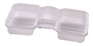 Dispenser de Pia Detergente/Esponja/Sabão Branco 23x12Cm 0688 Jaguar