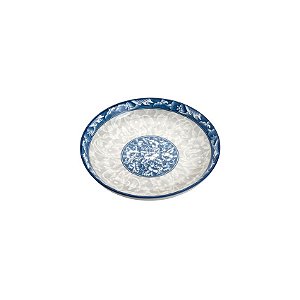 Prato Fundo de Porcelana Blue Garden Coupe 18cm 8481 Lyor