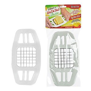 Cortador de Batatas Fritas Palitos Branco Com Abas CBP02 KZA