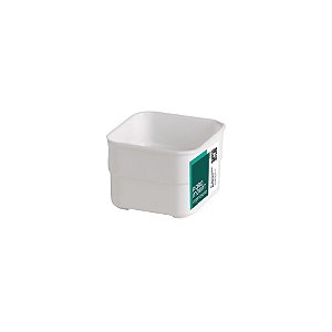 Organizador de Plástico Multiuso Branco 7,5x7,5x5,2CM