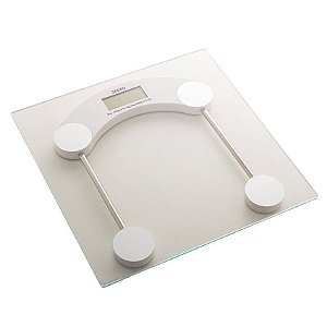 Balança Quadrada Digital P/ Banheiro De Vidro 180KG