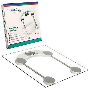 Balança De Banheiro Visor LCD Até 180KG a Pilha KG e LB