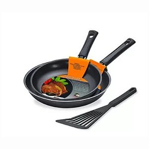 Kit Frigideira 18 + 22 + Espátula 0.121 Dona Chefa