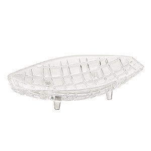 Centro de Mesa de Cristal Deli 26x14x5,5Cm 7243 Lyor